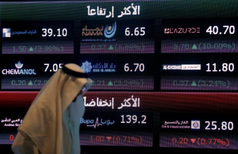 &copy; Reuters.  Saudi Arabia stocks higher at close of trade; Tadawul All Share up 0.28%