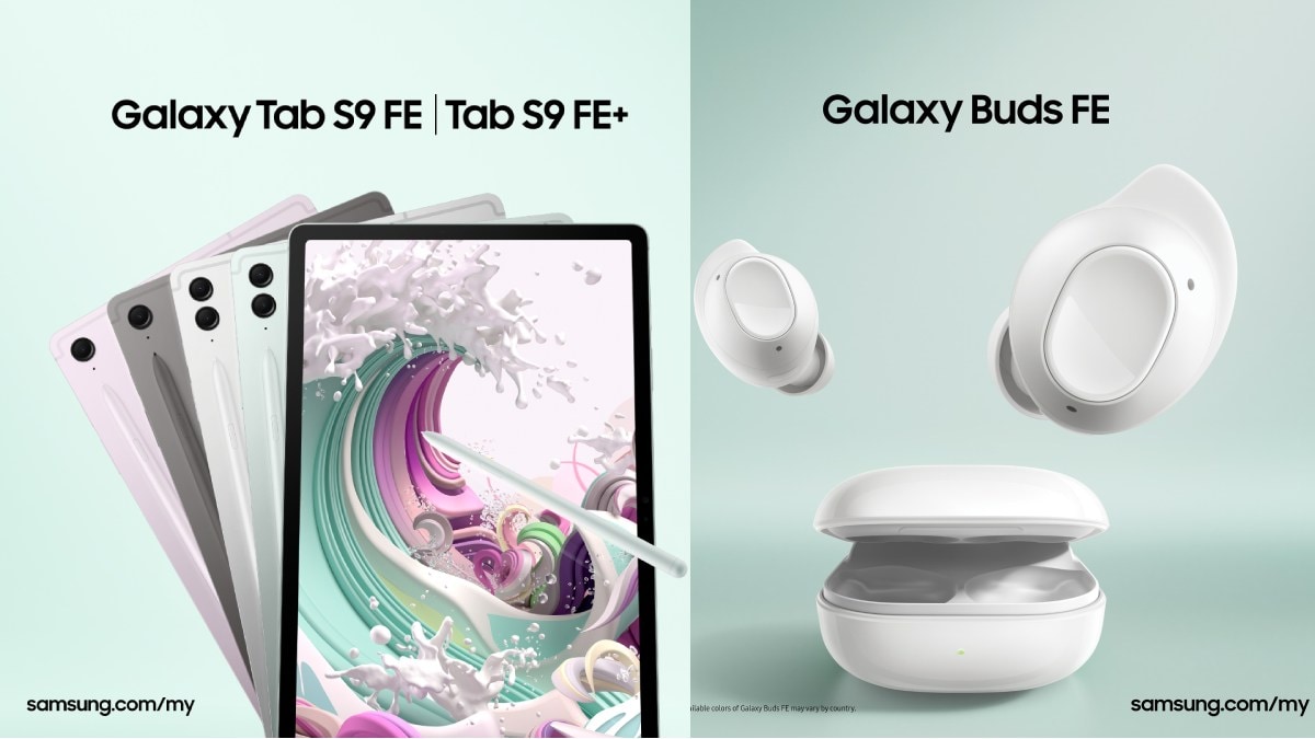 Samsung Galaxy Tab S9 FE, Tab S9 FE+ and Buds FE Launched